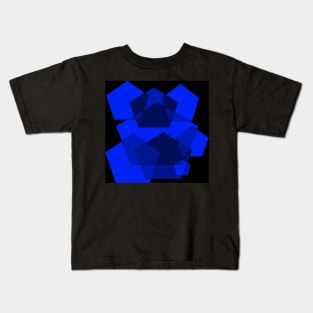 blue pentagon Kids T-Shirt